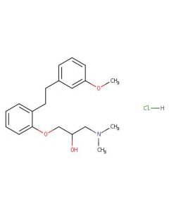 Astatech 1-(DIMETHYLAMINO)-3-[2-[2-(3-METHOXYPHENYL)ETHYL]PHENOXY]-2-PROPANOLHCL; 1G; Purity 97%; MDL-MFCD01697013
